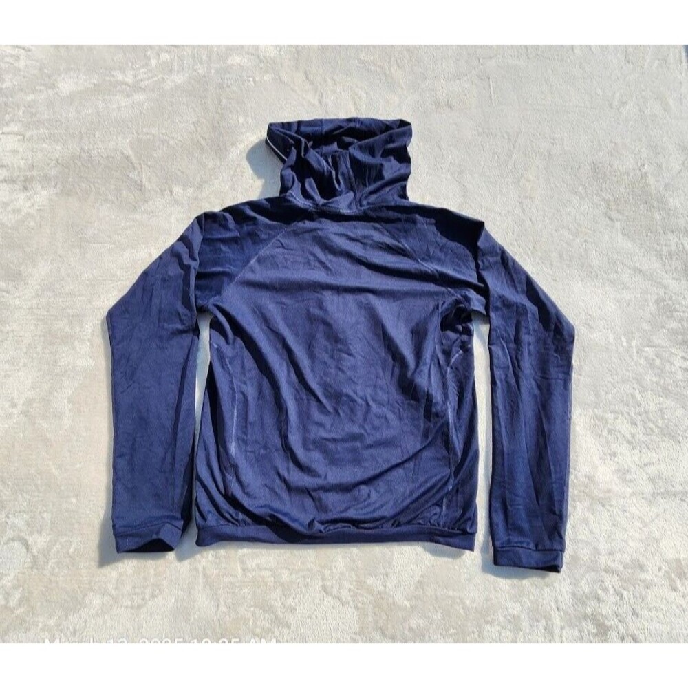 Asics Women's Medium Long Sleeve Active Jacket Full Zip USA Made Hooded Pockets - Picture 10 of 10